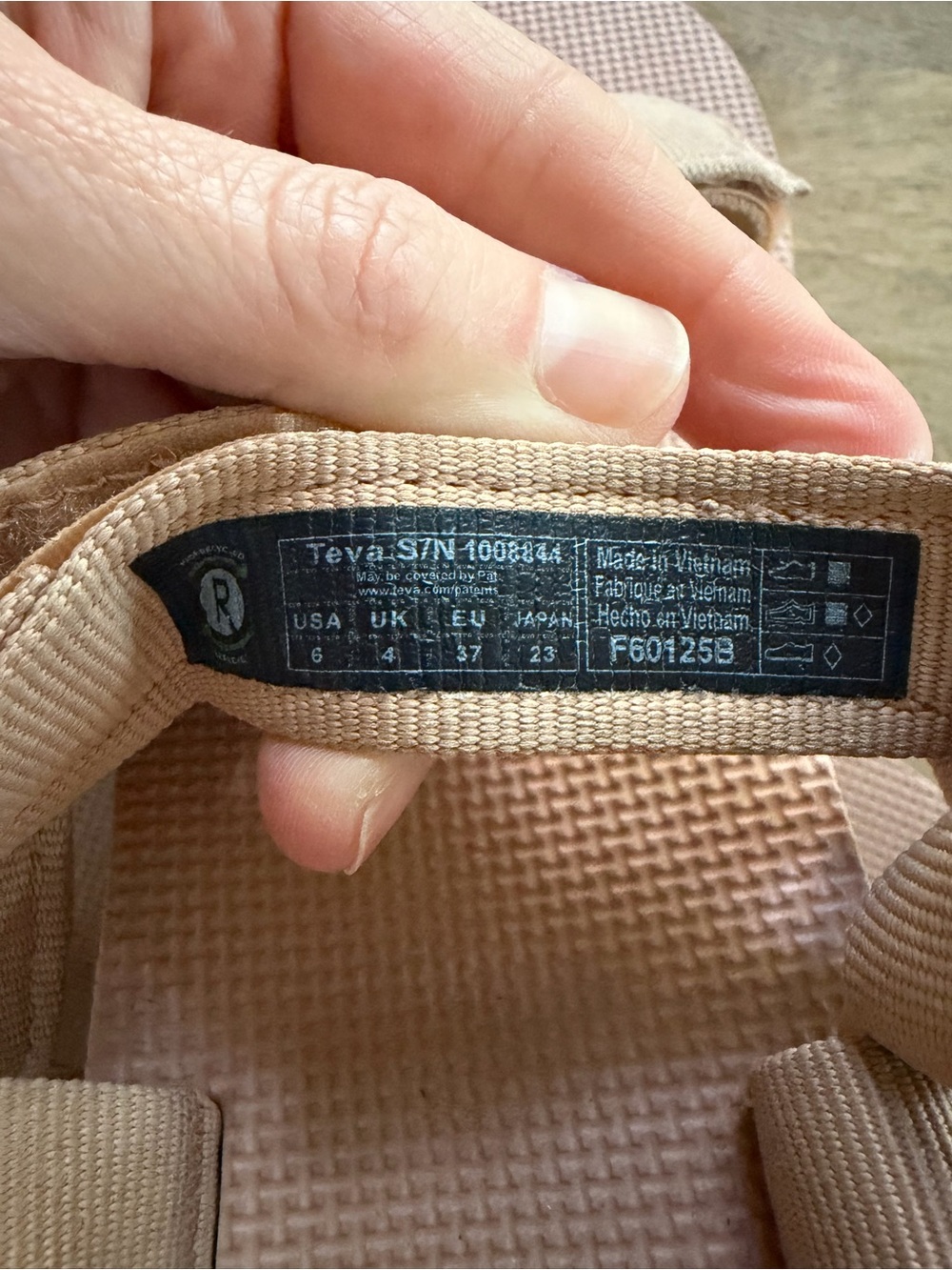 Teva Women's Sandals Blush Tan Strappy Outdoor Sandals - Picture 5 of 5